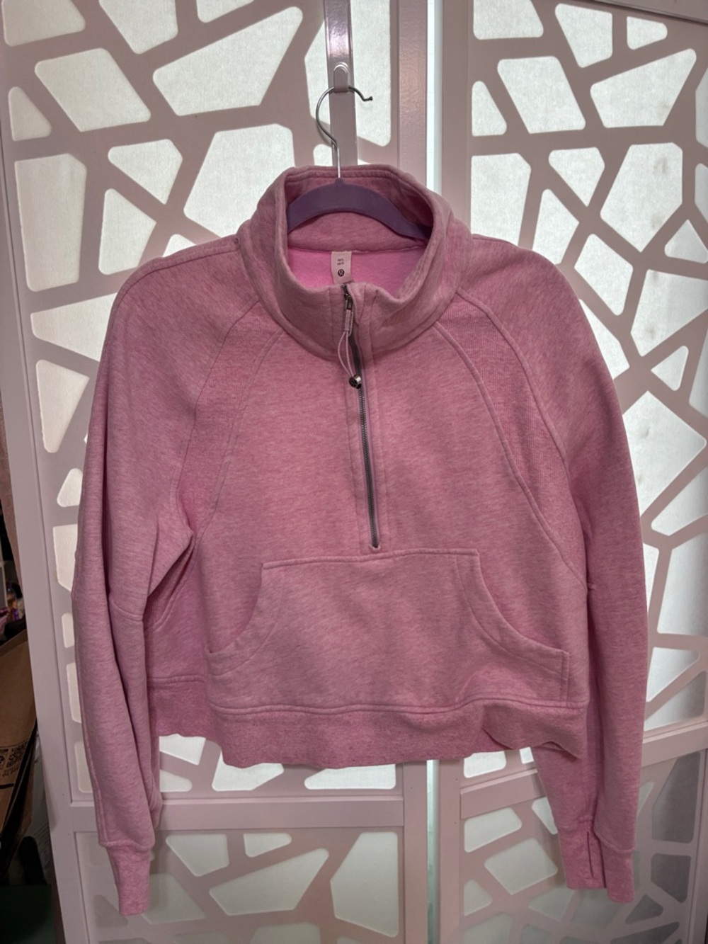 lululemon athletica Half-Zip Funnel Neck Scuba M/L HTVP